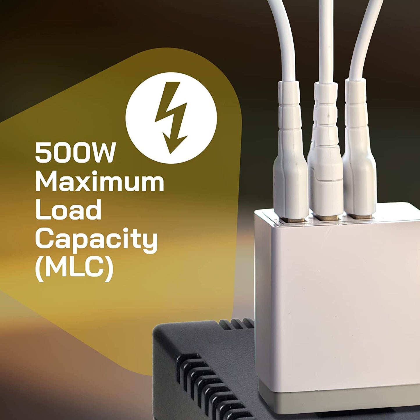 ELC 500-Watt Voltage Converter - Step Down - 220v to 110v / 240v to 120v Travel Power Converter - for Hair Straightener, Hair Dryer, Laptops…