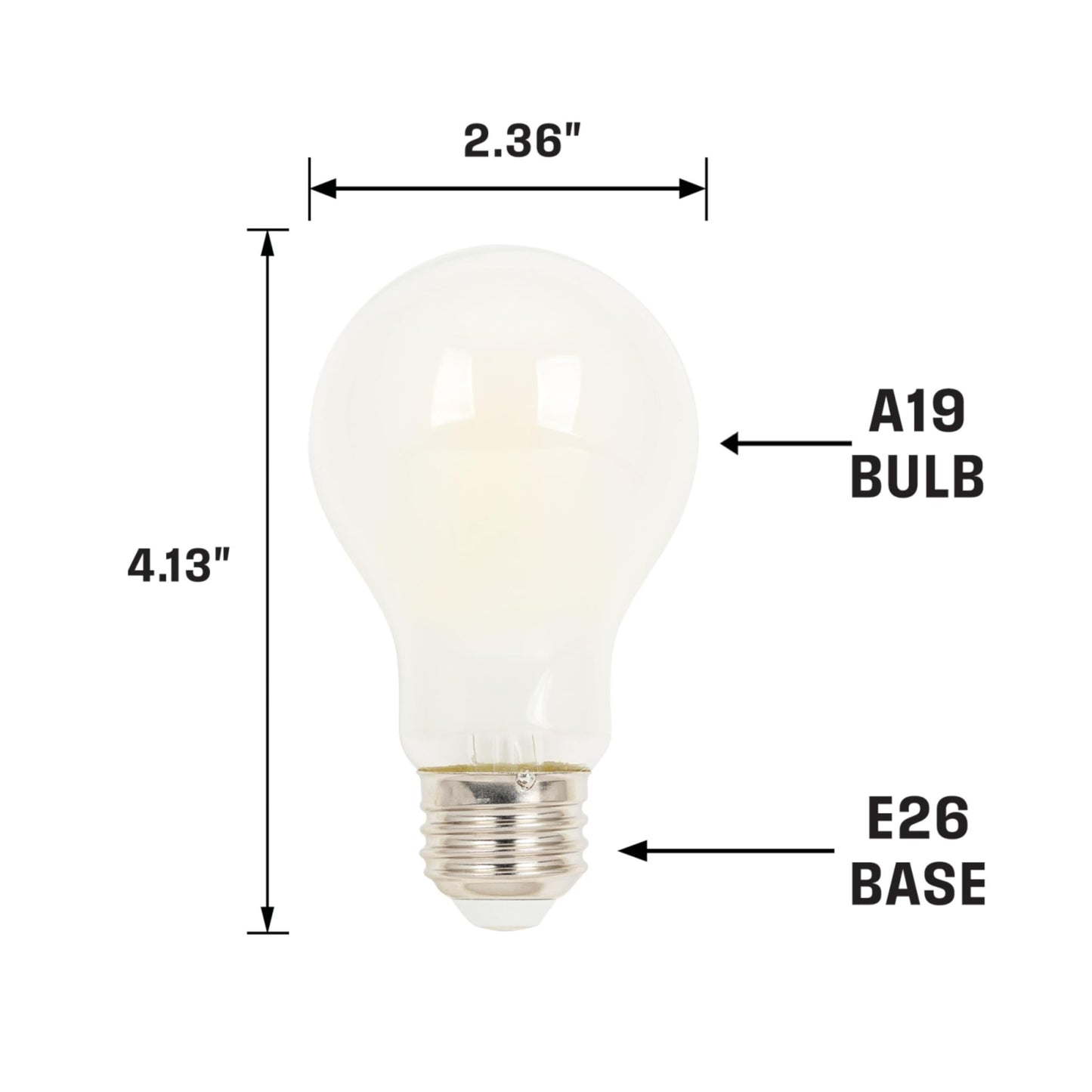 Westinghouse Lighting 5328000 10 Watt (100 Watt Equivalent) A19 Dimmable Soft White Filament LED Light Bulb, Medium Base