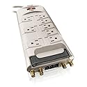 Philips SPP3202WA 3240-Joule Child-Safe Home Entertainment Surge Protector (8 outlets)