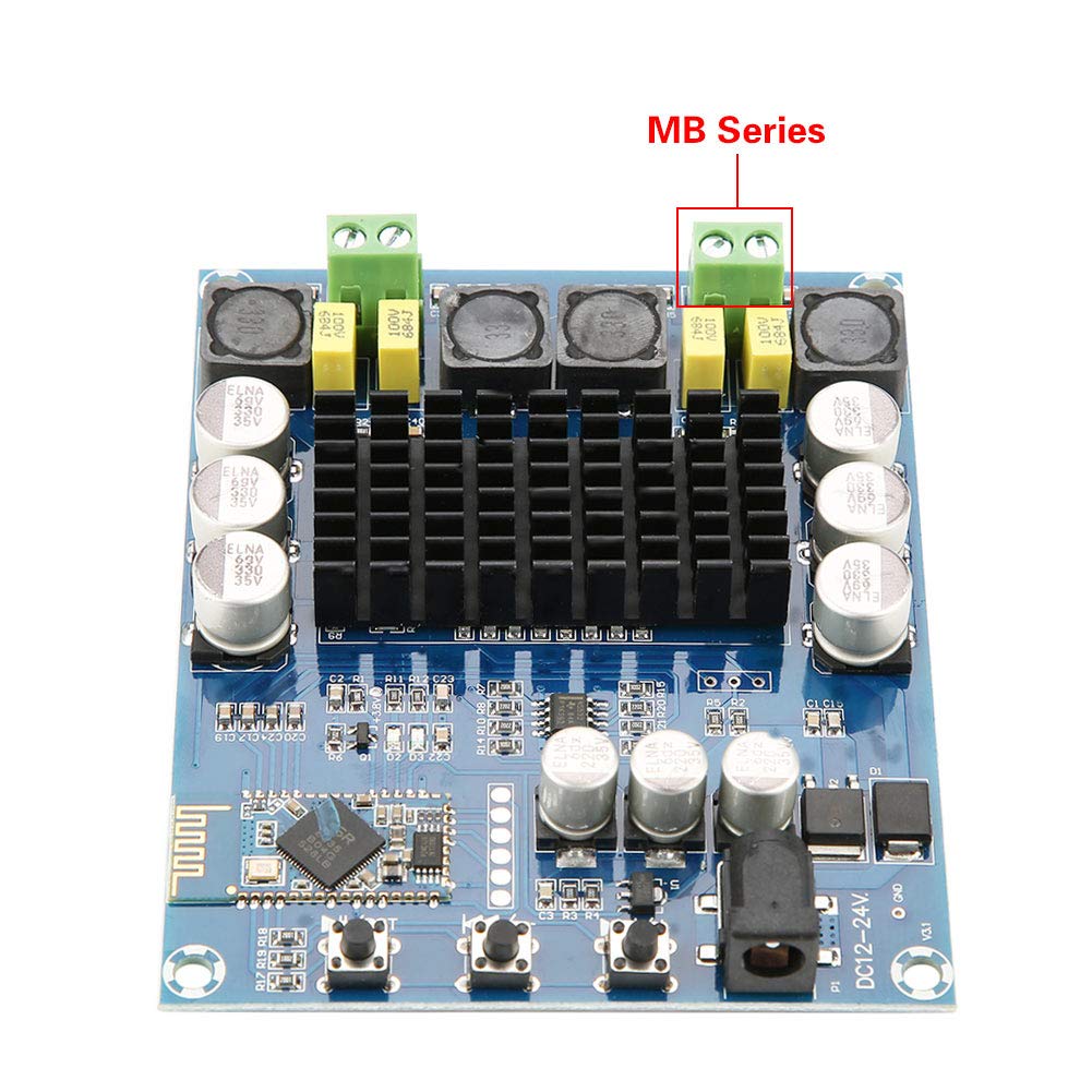 XH-M548 120Wx2 TPA3116D2 Bluetooth Amplifier Board, CSR8635 4.0 Digital Audio Stereo Power Amp Module for DIY Speakers Home Audio, DC 12-24V