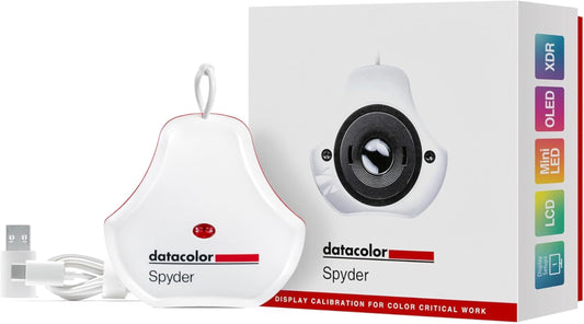 datacolor Spyder - Monitor Calibrator for Graphic Designers, Photographers, and Content Creators, Shows You True Colors, Works on OLED Monitors & LED