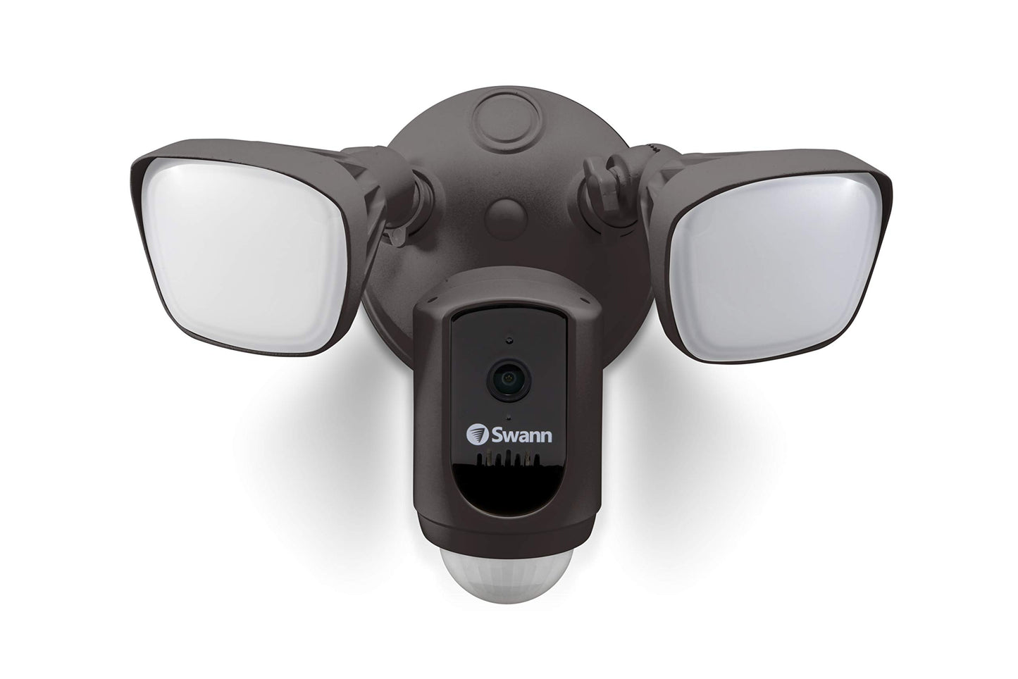 Swann Wi-Fi 1080p Waterproof Motion Activated FloodLight Camera with Night Vision, Heat Sensing, 2-Way Talk, Dimmable 2400 Lumens, Wide 125 Degree