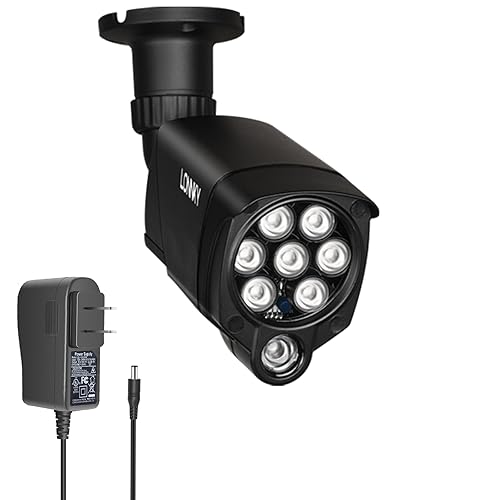 LONNKY LED IR Illuminator Wide Angle 8-LEDs 90 Degree 100Ft IR Infrared Flood Light for CCTV Security Cameras, IP Camera, Bullet Camera, Dome Camera