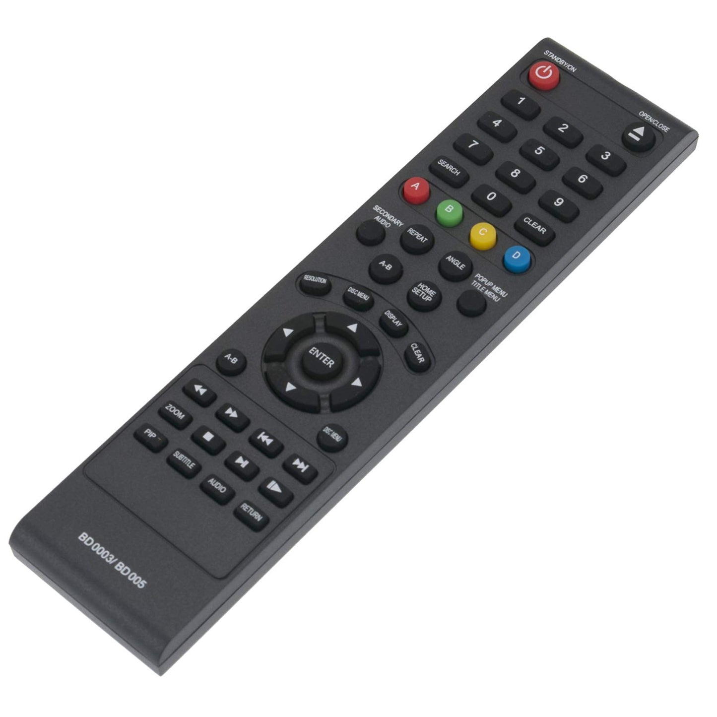BD003 BD0003 BD005 Replace Remote Control fit for Insignia Blu-ray Disc Player NS-BRDVD4-CA NS-WBRDVD NS-WBRDVD1 NS-WBRDVD2 NS-WBRDVD2-CA NS-WBRDVD3