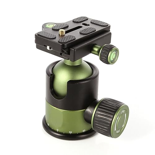 Fotga 20KG/44lb Load 360° Panoramic Professional Heavy Duty Tripod Ball Head W/Arca Swiss Quick Release Plate Bubble Level for DSLR Mirrorless Camera