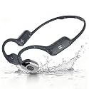 Opinta Swimming Headphones with Safelight, IPX8 Waterproof Bone Conduction Headphone Wireless Underwater Earbuds with 32GB Memory for Swimming