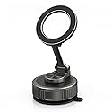 bqoeesok Magnetic Car Phone Holder for MagSafe, [98LBS Suction & 2400gf N52] 360° Zinc Alloy Foldable Mount, 0.75" Ultra-Thin for Dash/Windshield