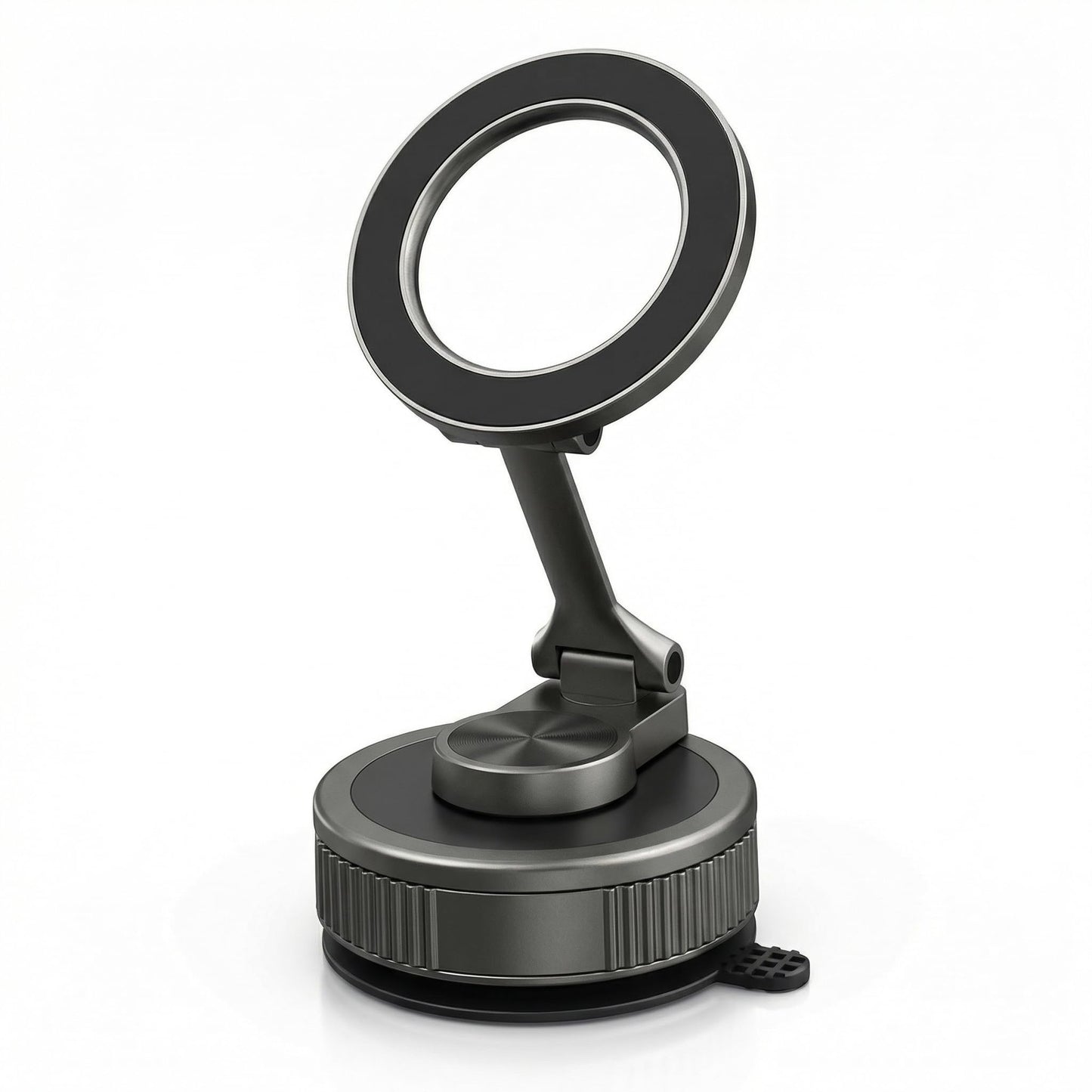bqoeesok Magnetic Car Phone Holder for MagSafe, [98LBS Suction & 2400gf N52] 360° Zinc Alloy Foldable Mount, 0.75" Ultra-Thin for Dash/Windshield