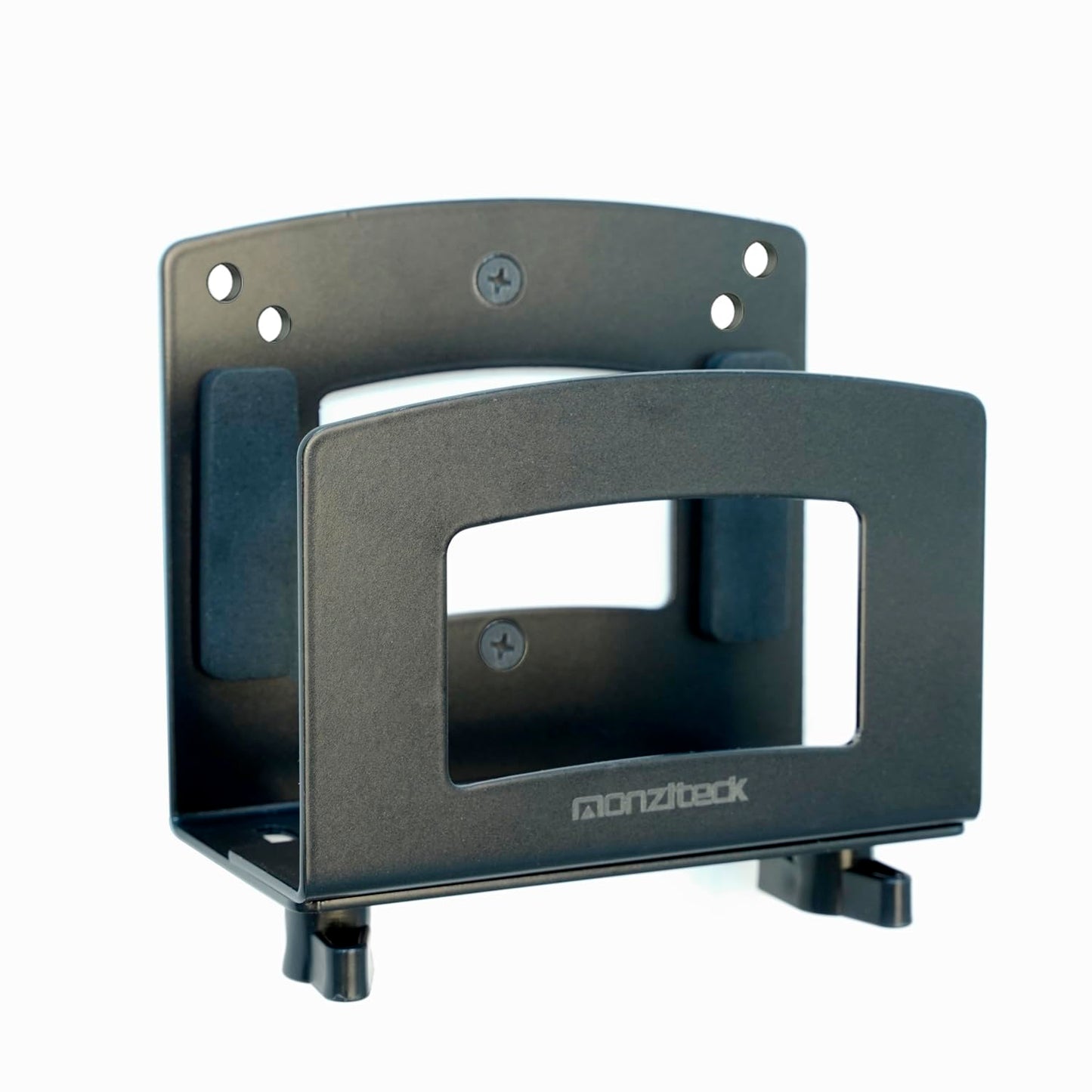Monzlteck Adjustable Small Device Wall Mount Or VESA Mount Behind The Monitor |Design for Streaming Media Player, Switch, WII,Cable Boxes