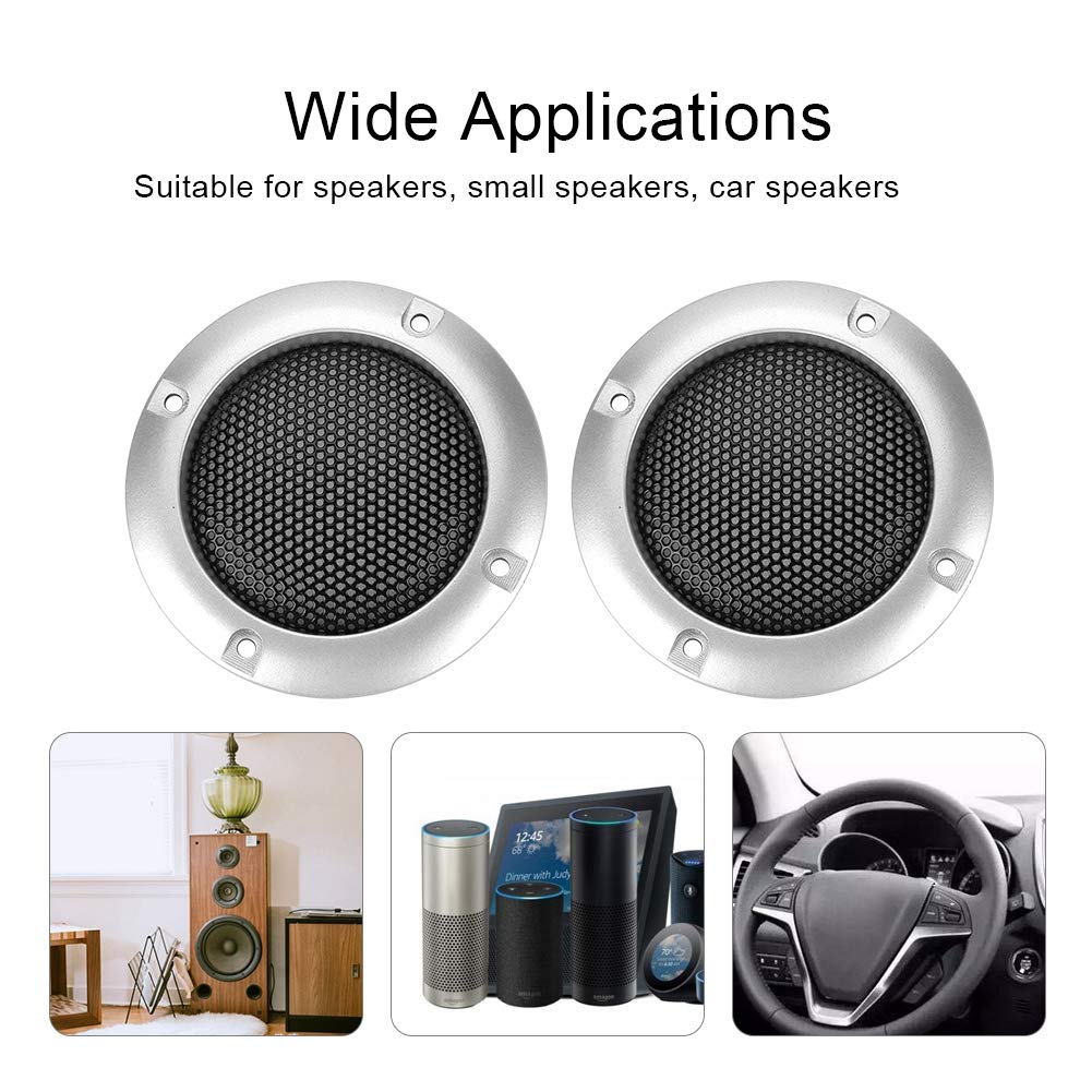Bewinner 2 Inch Speaker Cover, Speaker Decorative Steel Mesh Circle Car Speaker Protective Mesh Cover Provide for Speakers Car Speakers