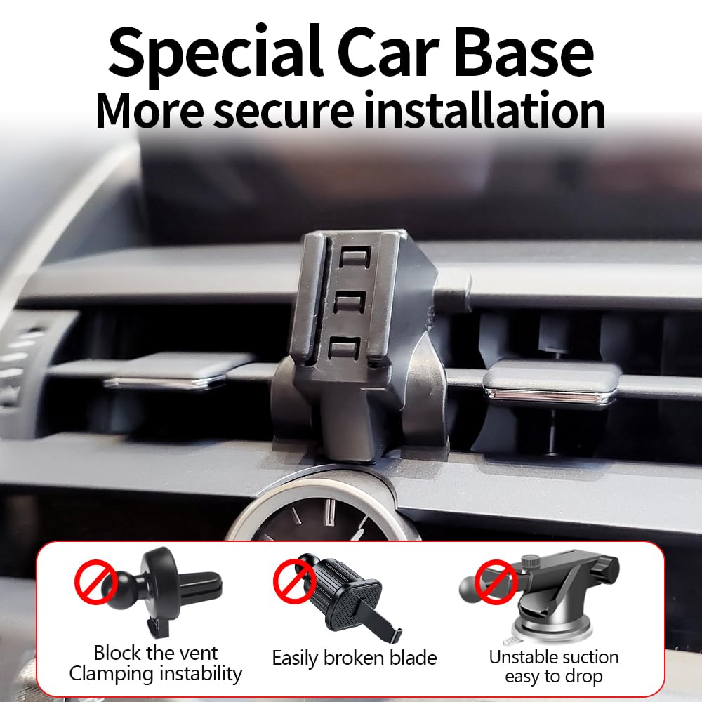YEGZA Car Phone Holder for 2015-2021 Lexus NX 200t 300 300h F SUV Auto Accessories Navigation Bracket Interior Decoration Dashboard Cell Mobile Phone