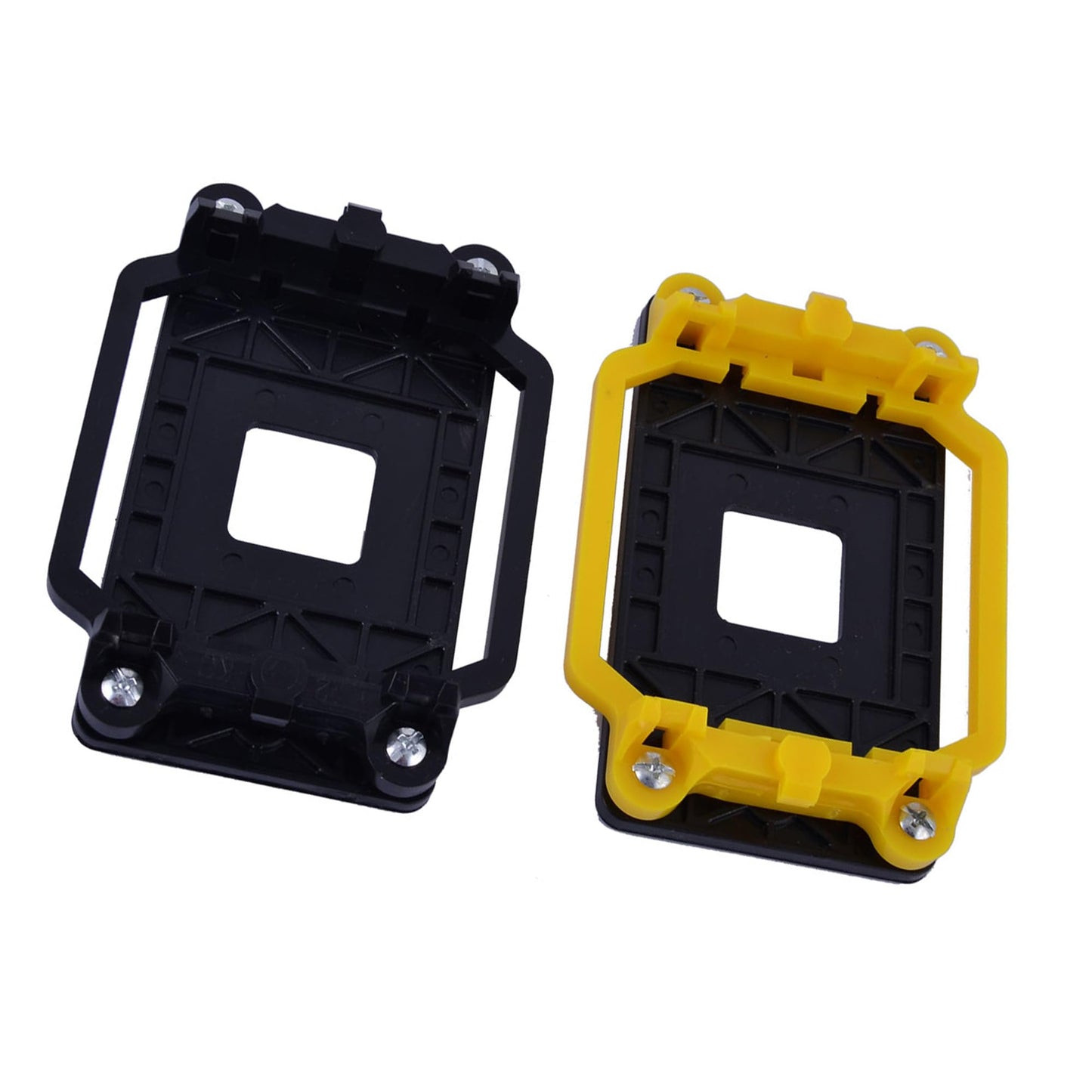 uxcell 2 Piece AMD CPU Fan Bracket Base Heatsink Retention CPU Cooler Mounting Bracket Motherboard Back Plate Holder for AMD AM2 AM3 FM1 FM2 FM2