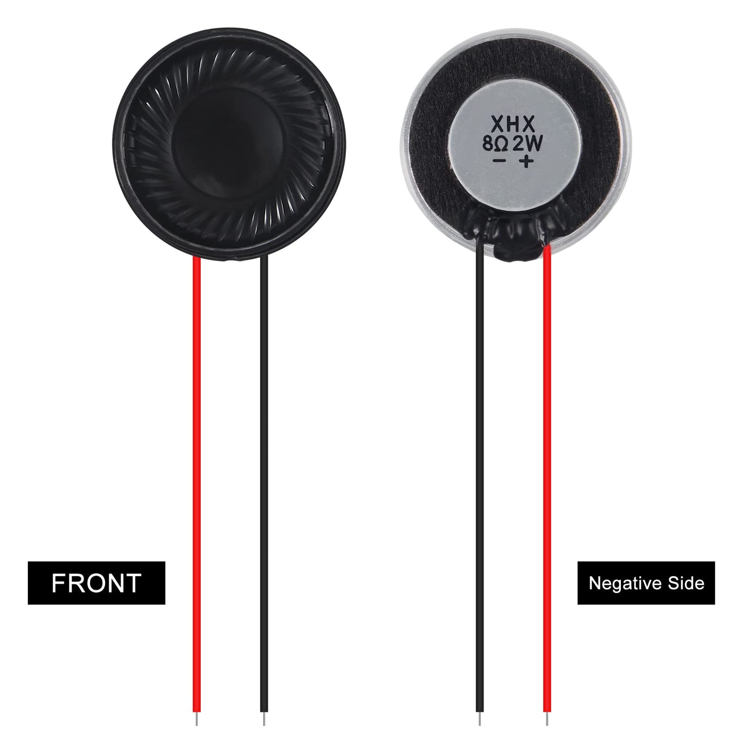 6Pcs 8 Ohm 2W Speaker 8ohm Round 28mm Loud Speakers Compatible with Small Loudspeaker Audio MP3 MP4 Player Speaker