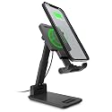 Fast Wireless Charger - HyperGear Cell Phone Charging Stand w/LED Power Indicator [Charges On Contact] Portable & Universal Compatibility for iPhone