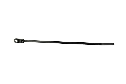 Install Bay BMCT7 Cable Tie 7-Inch 50-Pounds Mounting Head Black, 100-Pack