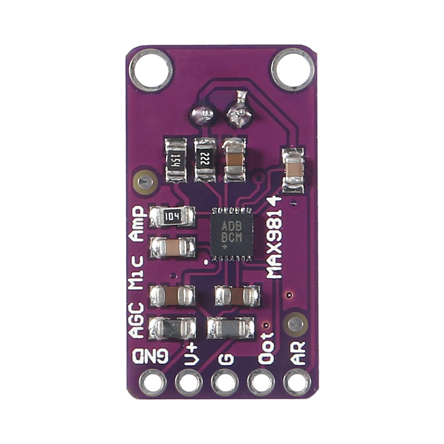 4 Pcs MAX9814 Electret Microphone Amplifier AGC Microphone Preamplifier Module Auto Gain Control