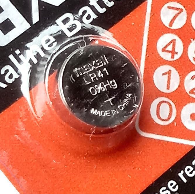 10 x Maxell LR41 AG3 192 Alkaline 1.5V Batteries