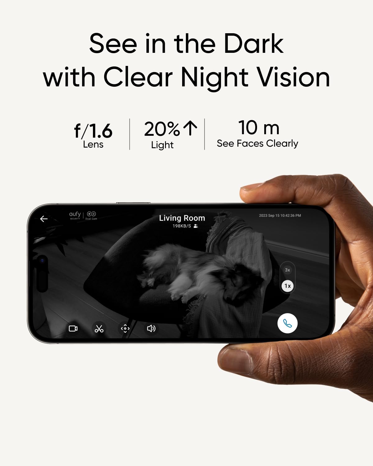 eufy Security 4K UHD Indoor Cam S350, Dual Cameras, 8× Zoom, 360° Pan & Tilt Security Cmera,AI Auto-Tracking,Baby/Pet/Nanny Camera, Human/Pet