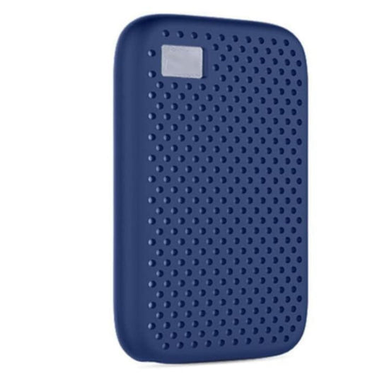 Ferbao Silicone Case for WD My Passport SSD Portable Hard Drive 500G/1T/2T/4T Accessories Soft Silicone Cover Protective Sleeve (Blue)