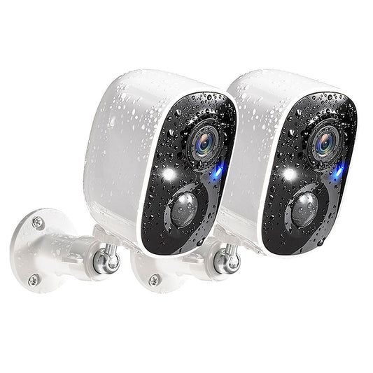 GMK Security Cameras Wireless Outdoor, 2K Color Night Vision AI Motion Detection 2-Way Talk Battery Powered WiFi Home Indoor Camera IP65 Weatherproof