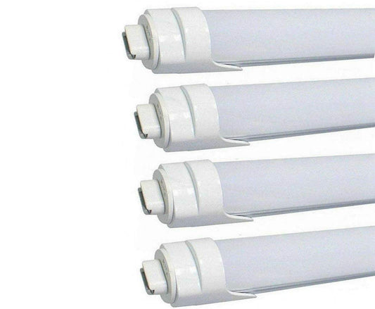 CYLED T8/T10/T12 LED Light Tube, 2400mm 8ft 40W R17d,Replacement 110 Watt Fluorescent Tube, 5500K (Cool White), Double Ended Power,R17d Base, Frosted