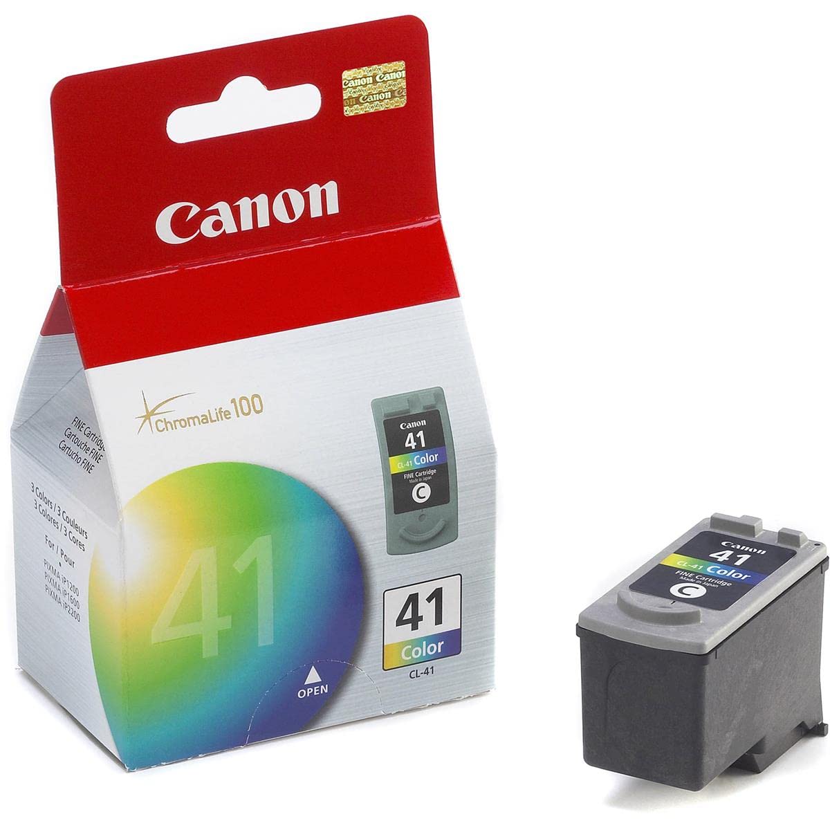Canon 2 Pack CL-41 Fine Color Ink Cartridge for PIXMA IP, MX, MP, and P Series Printers