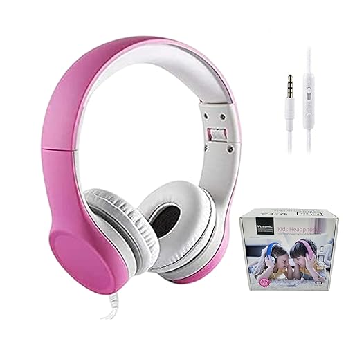 YUSONIC Kids Headphones with Cord, Toddler Headphones with Sharing Function, 85dB/93dB Safe Volume Limit, for Toddler Children Baby Boys Girls…