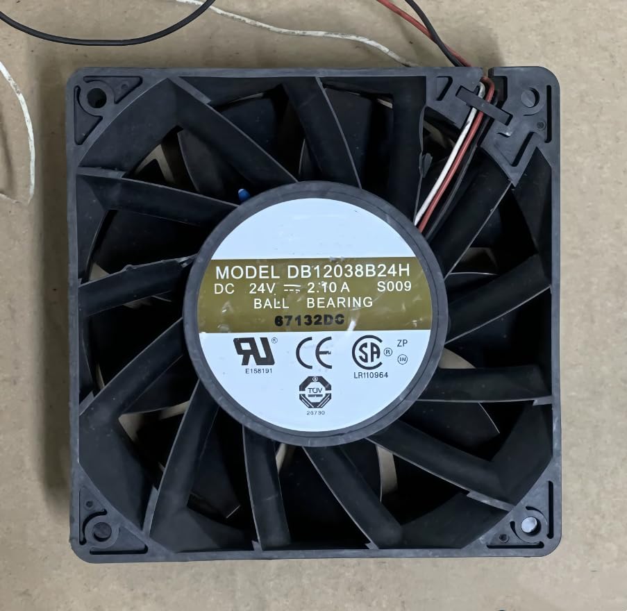 DB12038B24H DC 24V 2.1A 120x120x38mm 3-Wire Cooling Fan