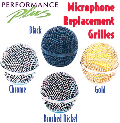 Performance Plus SM58 Style Black Mesh Microphone Grille (MB58-B)