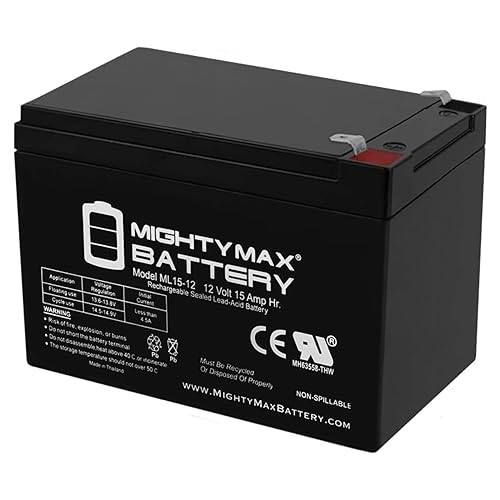 Mighty Max Battery ML15-12 - 12V 15AH SLA Battery