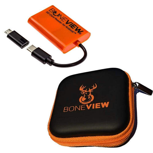 SD Card Reader for Android - Type C USB Trail Camera Viewer, Deer Hunting Accessories for Game Cam Memory Chip Reading on Smart Phones Samsung Galaxy
