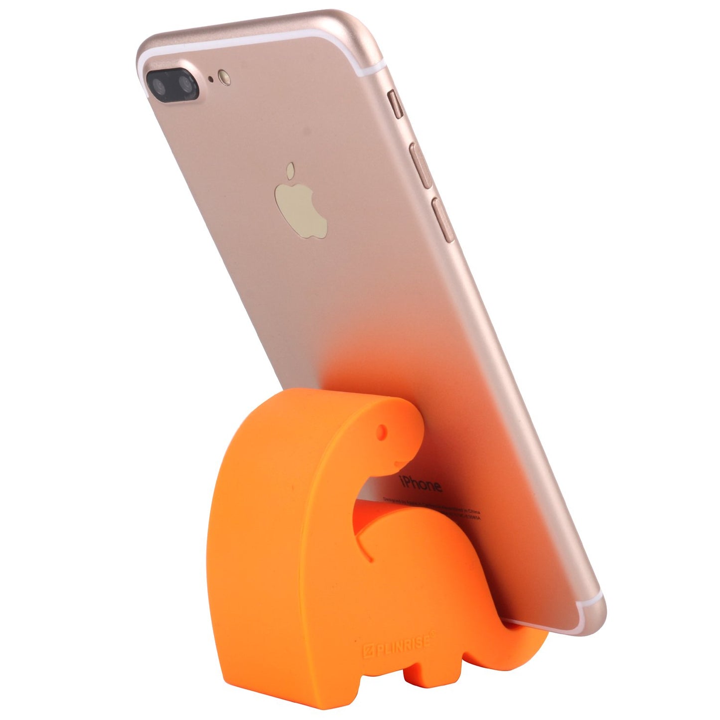 Plinrise Animal Desk Phone Stand, Update Dinosaur Stripe Silicone Office Phone Holder, Creative Phone Ipad Tablet Stand Mounts, Size:1.3" X 3.0" X
