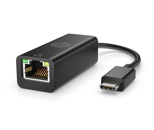 HP USB-C to RJ45 Adapter G2 (4Z527AA) - USB Type C - 1 Gbit/s Data Transfer Rate - 1 Port(s) - 1 - Twisted Pair - 1000Base-T - Portable