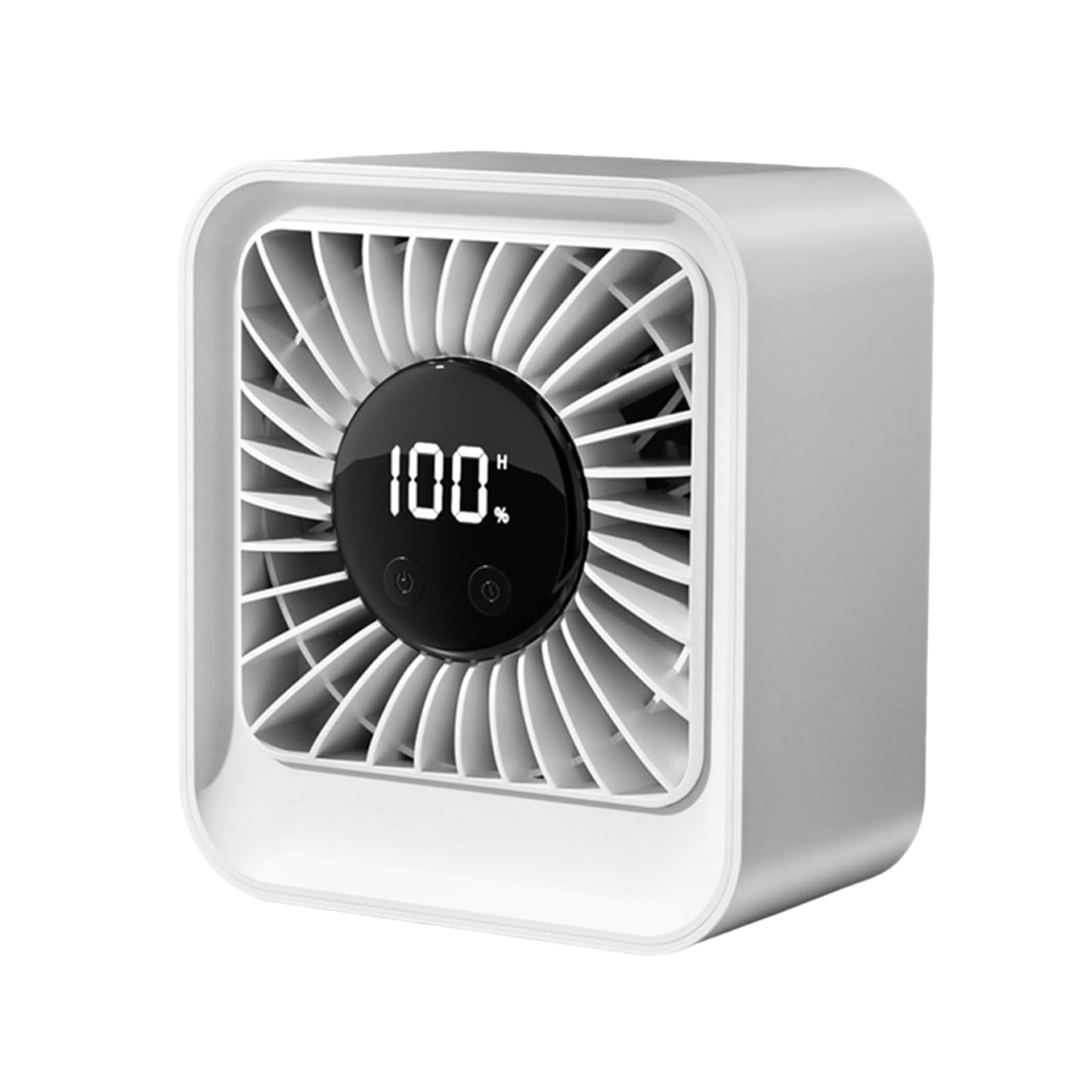 Seklirax Type-C ABS Desktop Cooling Fans 4000mAh Quiet Table Top Fans Adjustable 8-Speed with Turbo Airflow & Digital Display for Bedroom Home Dorm
