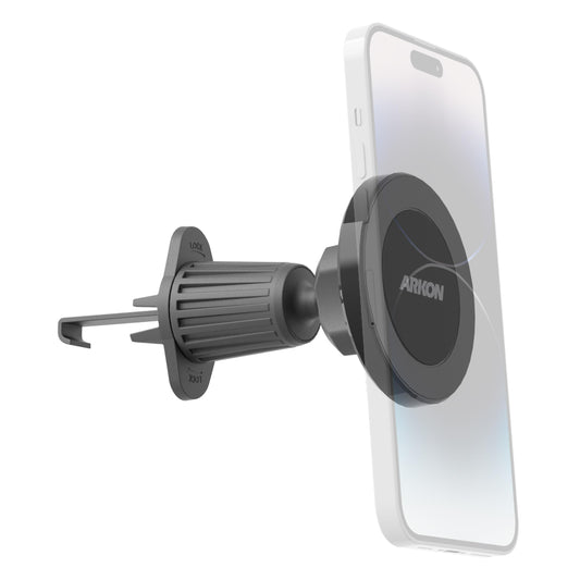 ARKON Mounts Car Vent Phone Mount | 20 Powerful Magnets | Quick 360° Rotation | Stable Vent Mount | Magnetic Phone Holder for Car | Compatible