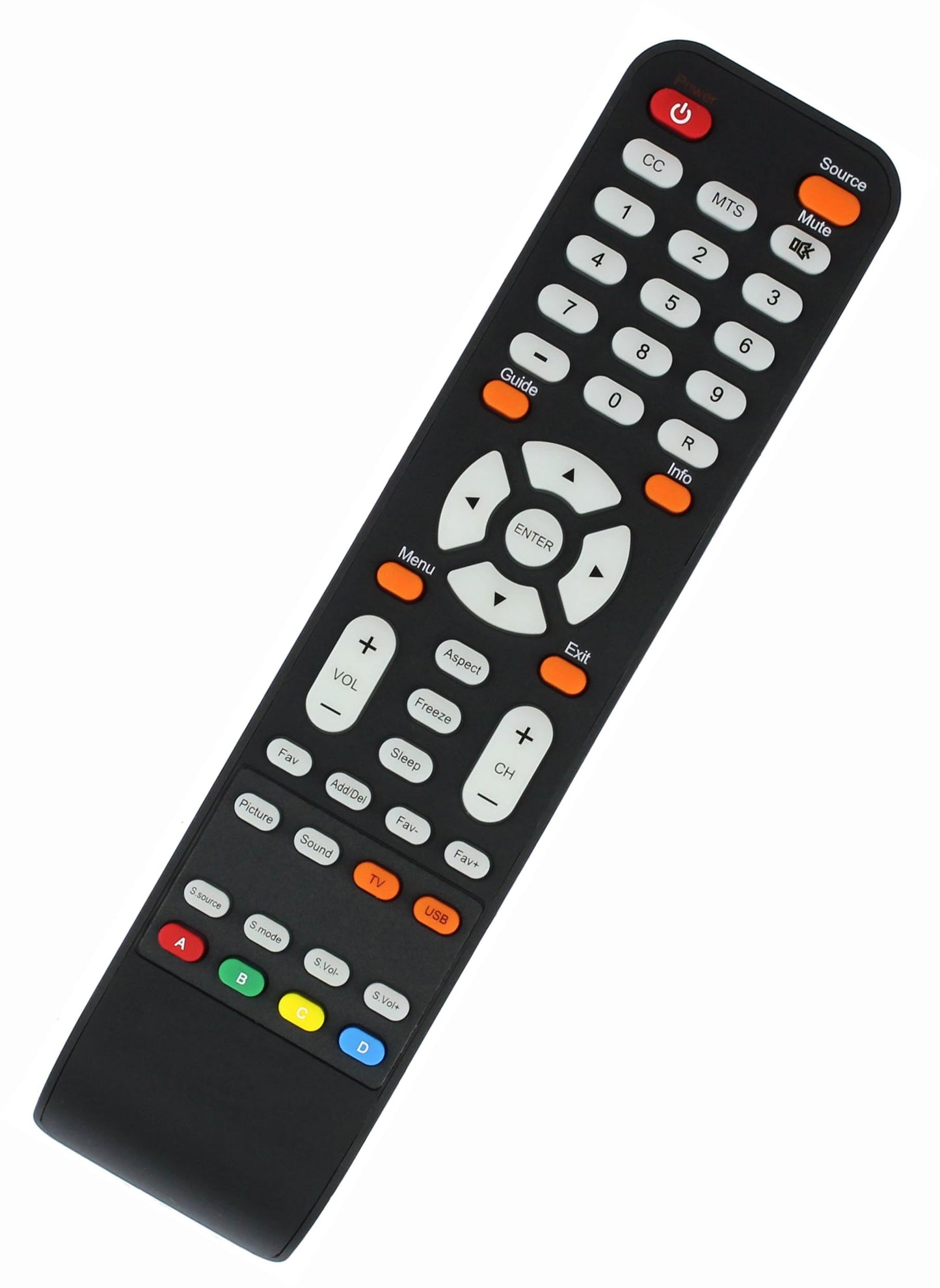 Replacement for Sceptre TV/DVD Comb Remote for Sceptre E165BV-HD E245BD-FHDU E246BD-FHD E325BD-HDW E328BV-FMDC E325BV-FMDU E243BD-FHD X325BV-FHDU