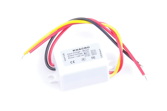 KNACRO Waterproof DC-DC 12V to 3.7V 3A 11.1W Step-Down Power Supply Module Car Power Converter Module Synchronous Buck Over-Temperature Over-Current…