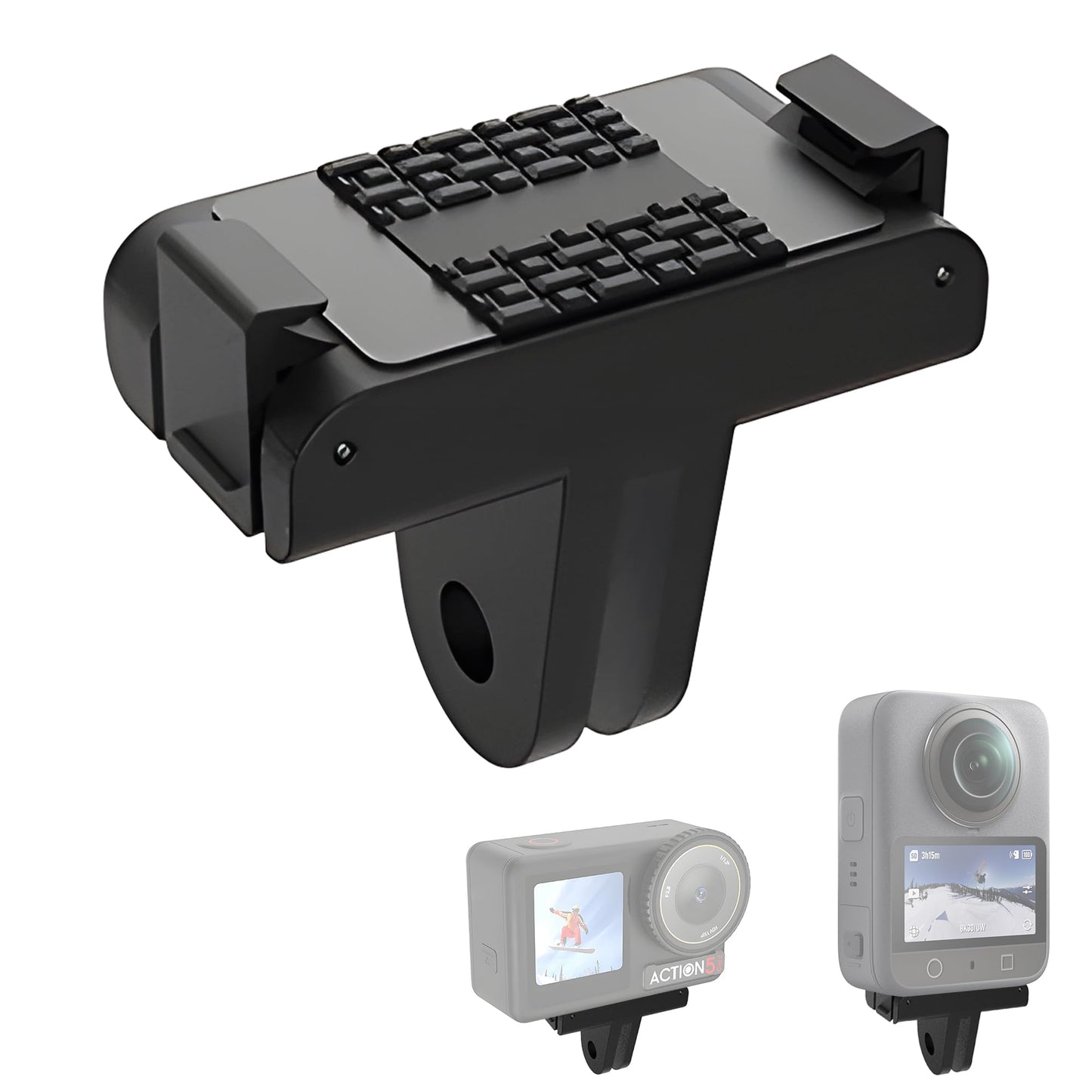 DEBMALE Osmo Action Camera Magnetic Adapter - Quick Release Adapter Mount for DJI Osmo 360/Action 5 Pro/Action 4/Action 3 Camera Accessories