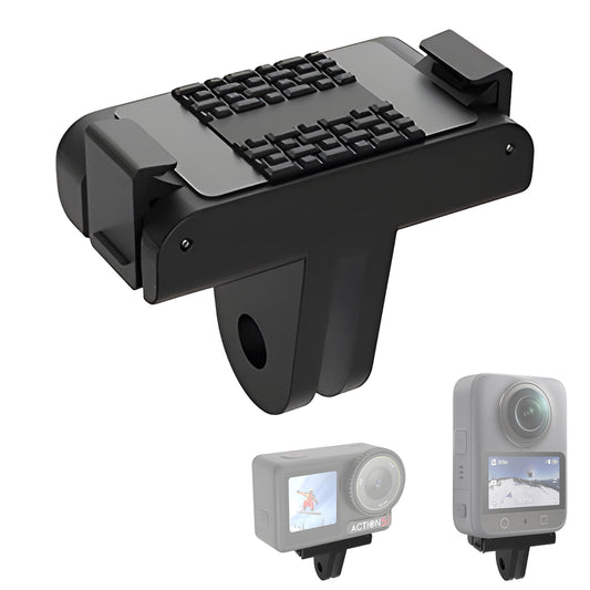 DEBMALE Osmo Action Camera Magnetic Adapter - Quick Release Adapter Mount for DJI Osmo 360/Action 5 Pro/Action 4/Action 3 Camera Accessories