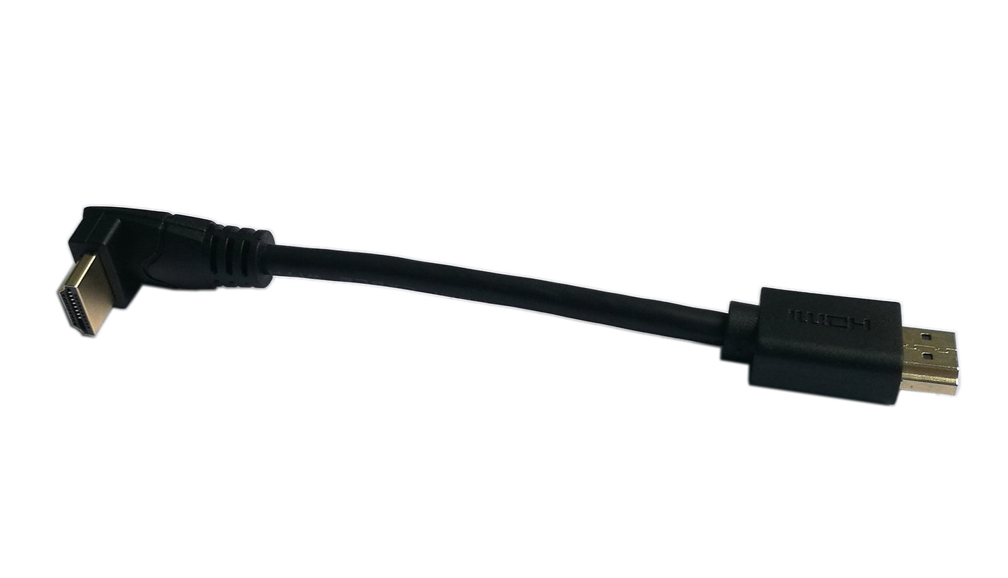 zdyCGTime 5 Inch HDMI Up Angle 90 Degree Vertical Right Cable -Supports 4K@60Hz, High Speed, HDMI 2.0 Ready - UHD, Ethernet & Audio Return - Video 4K
