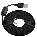 New USB Mouse Cable Mice Wire Mouse Line DIY Replacement Repair for Logitech G500 G5 Replacement Repar Parts, 2 metres