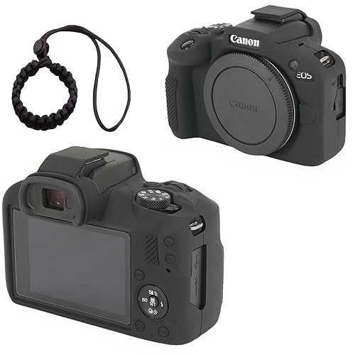 TTXSCZYH Case for Canon EOS R100 Camera, Comes with an EOS R100 Camera Wristband,Suitable for Canon EOS R100 Silicone case, Provides Drop-Proof