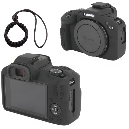 TTXSCZYH Case for Canon EOS R100 Camera, Comes with an EOS R100 Camera Wristband,Suitable for Canon EOS R100 Silicone case, Provides Drop-Proof