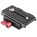 CAMVATE Quick Release Base Plate Compatible with Manfrotto 501/504/ 577 Tripod Standard Accessory - 1419