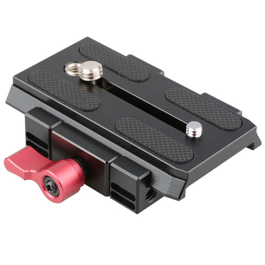 CAMVATE Quick Release Base Plate Compatible with Manfrotto 501/504/ 577 Tripod Standard Accessory - 1419