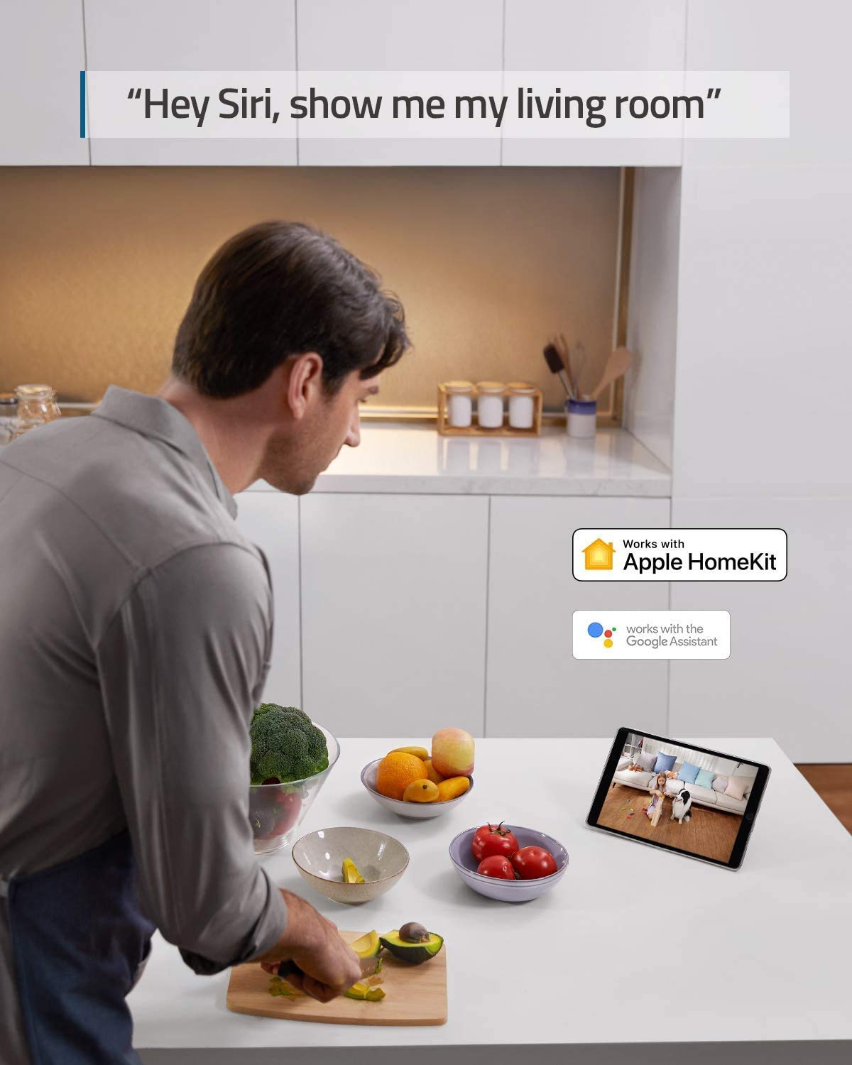 eufy Security, 2K Indoor Cam 2-Cam Kit, Plug-in Security Indoor Camera with Wi-Fi, IP Camera, Human and Pet AI, Works with Voice Assistants, Two-Way