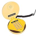 Wired Landline Hamburger Phone,Novelty Emulational Hamburger Telephone Wire Landline Phone,Home Restaurant Hotel Office Decoration Kids Gift