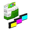 TCT 950XL 951XL Color Ink Cartridge 3 Pack - Compatible Replacement for HP 951XL 951 XL CN046AN CN047AN CN048AN Works with HP OfficeJet Pro 251DW
