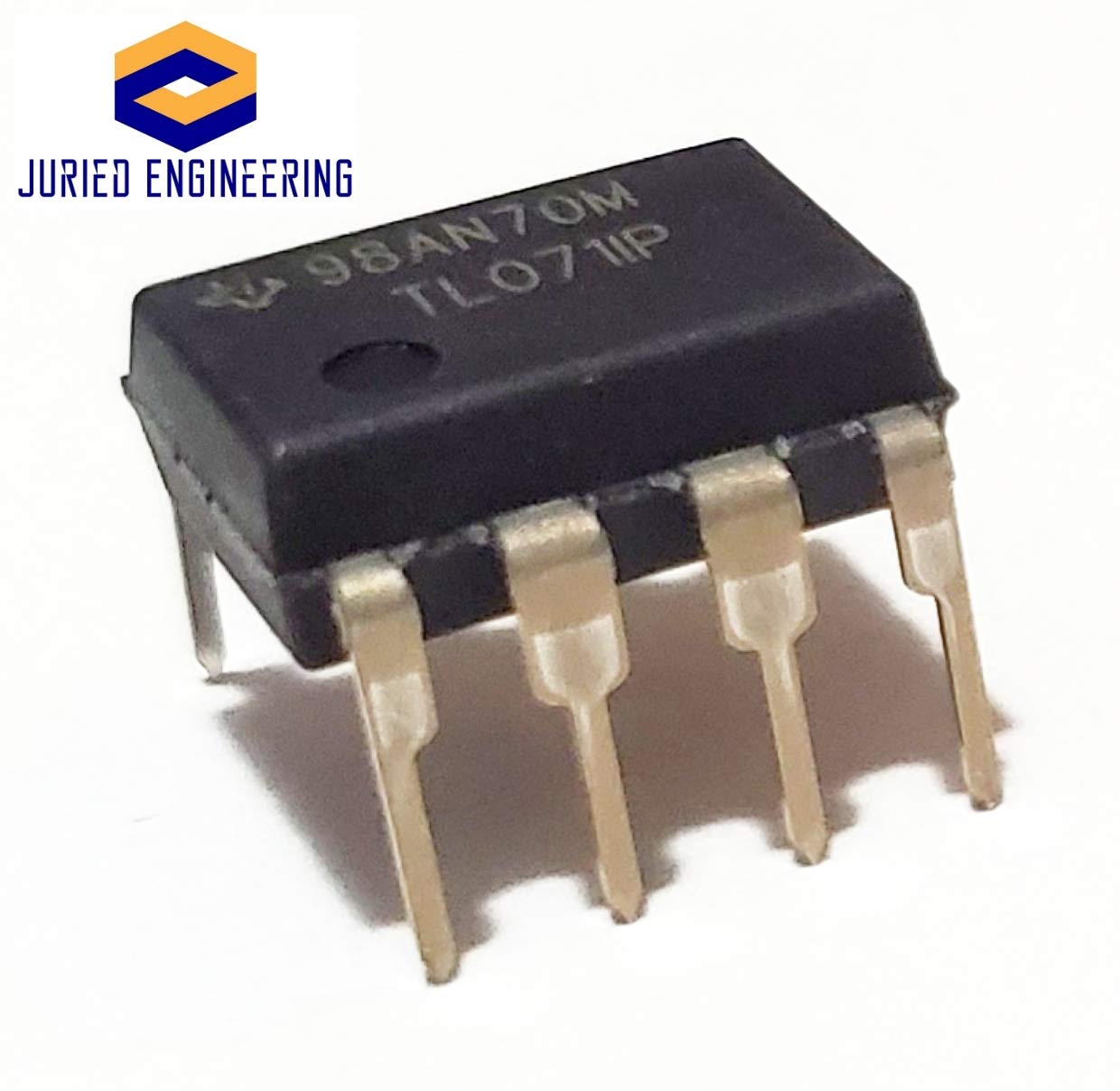 Juried Engineering TL071IP TL071 Low-Noise JFET-Input Operational Amplifier Op Amp Breadboard-Friendly IC DIP-8 (Pack of 5)