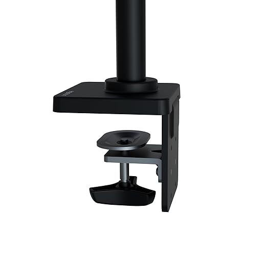 Ergotron - LX Pro Standard Base with 2-Piece Desk Clamp Conversion Kit - Add-on for LX Pro Wall Monitor Arms, Matte Black